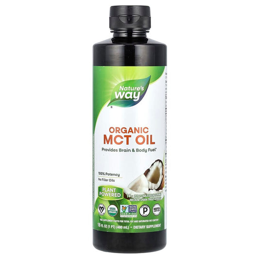 Nature's Way, Organic MCT Oil, 480 ml - Medaid