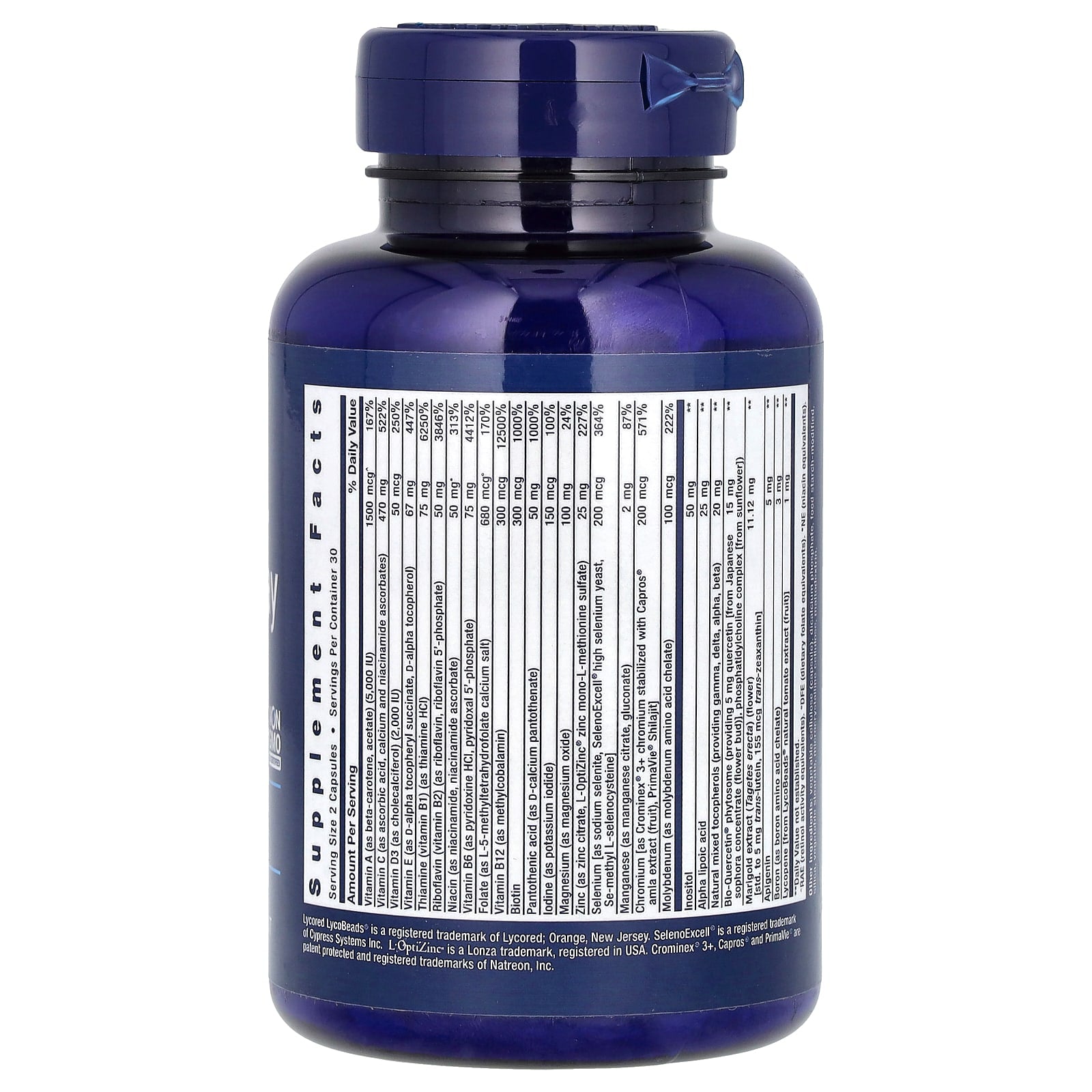 Life Extension, Two-Per-Day Multivitamin, 60 Capsules - Medaid