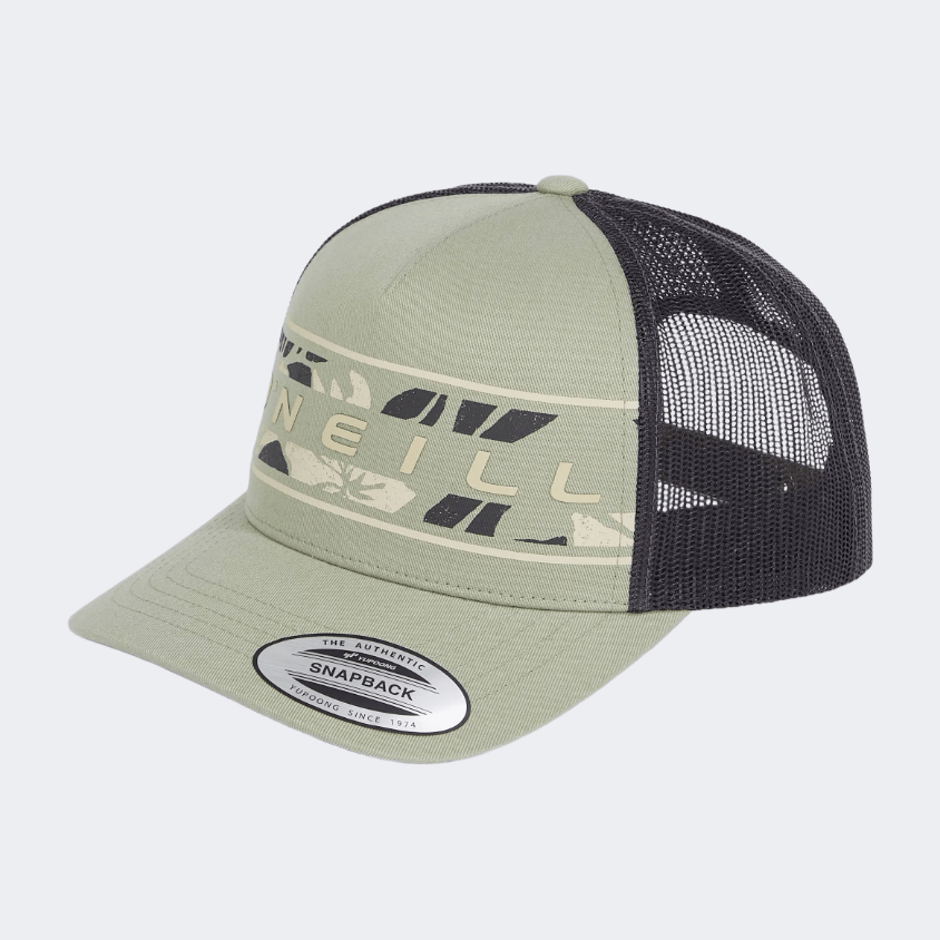 Oneill Flower Trucker Men Lifestyle Cap Green - Medaid