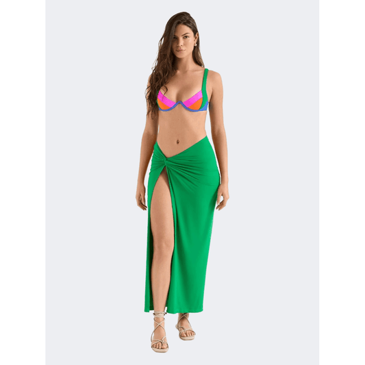 Oneone Siena Long Skirt Women Beach Skirt Mantis Green - Medaid