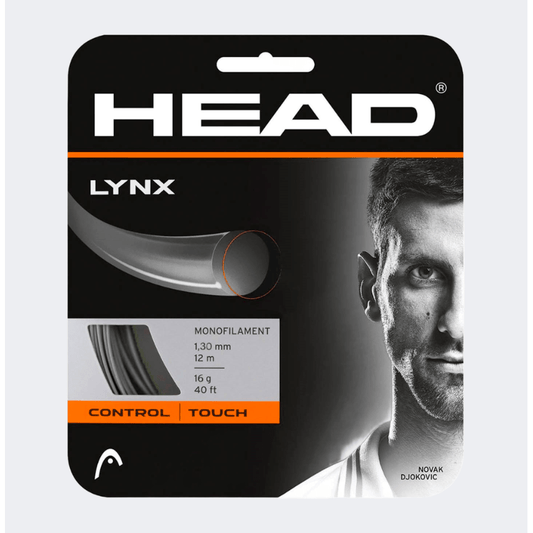 Head Lynx 16 Tennis Strings Anthracite - Medaid