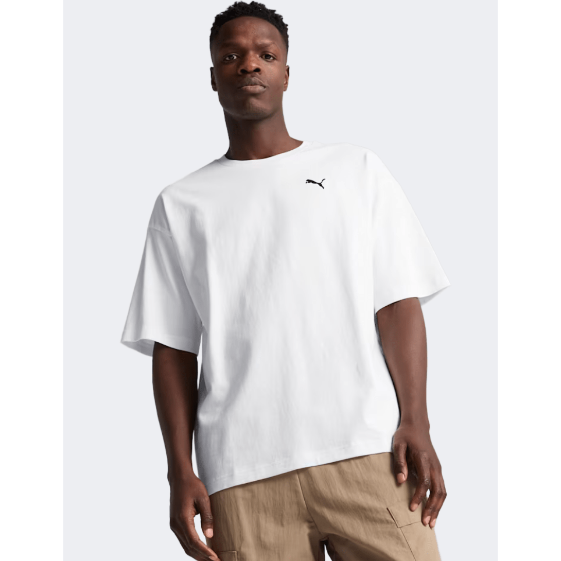 Puma Wardrobe Essentials Men Lifestyle T-Shirt White - Medaid