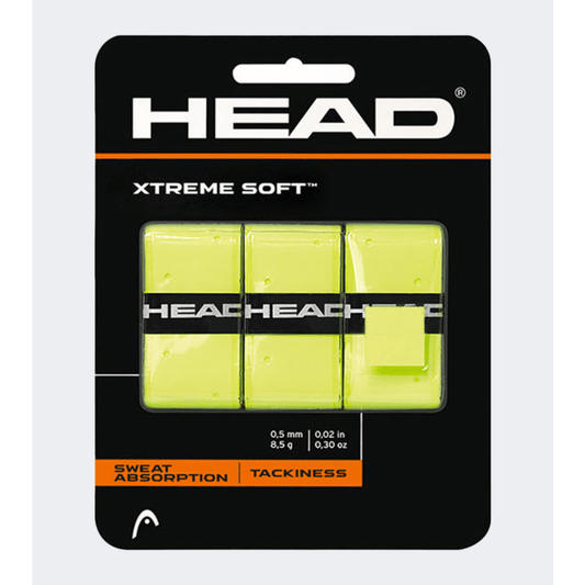 Head Xtreme Soft Tennis Grip Yellow - Medaid