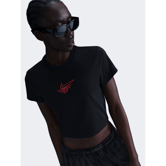 Nike Sportswear Chill Knit Women Lifestyle T-Shirt Black - Medaid