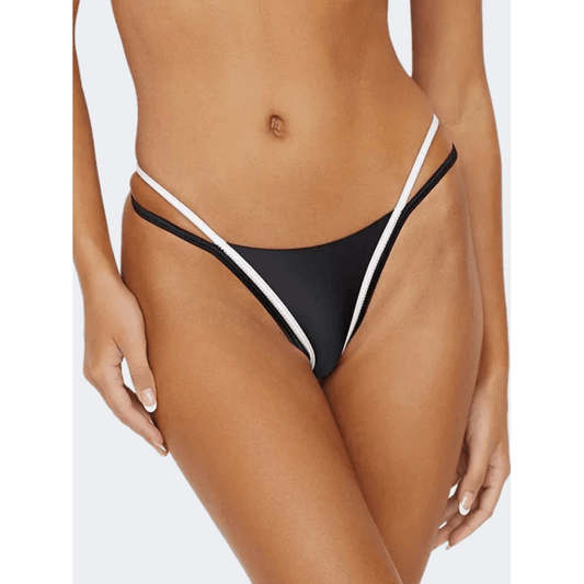 Pq Swim Strappy Women Beach Slip Black - Medaid