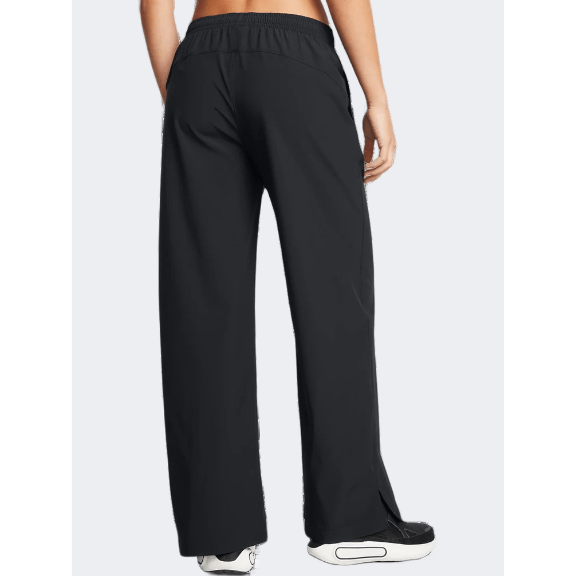 Under Armour Rival Wide Leg Women Lifestyle Pant Black/White - Medaid