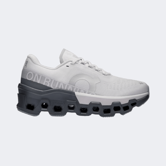 On Cloudmonster 2 Women Running Sneakers Frost/Rock - Medaid