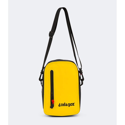 Oil And Gaz Durable Unisex Lifestyle Water Proof Cross Bag Yellow/Red - Medaid