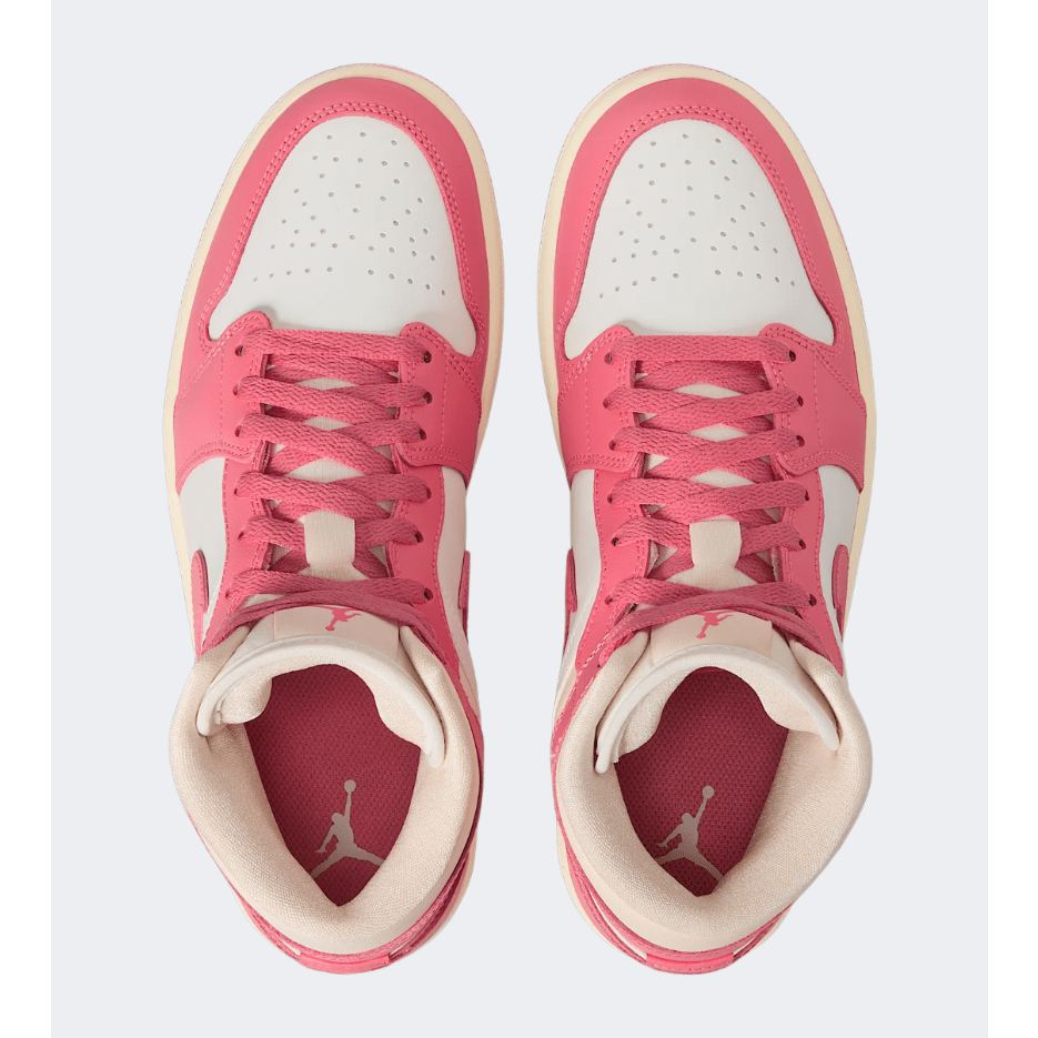 Nike Air Jordan 1 Mid Women Lifestyle Shoes Pink - Medaid