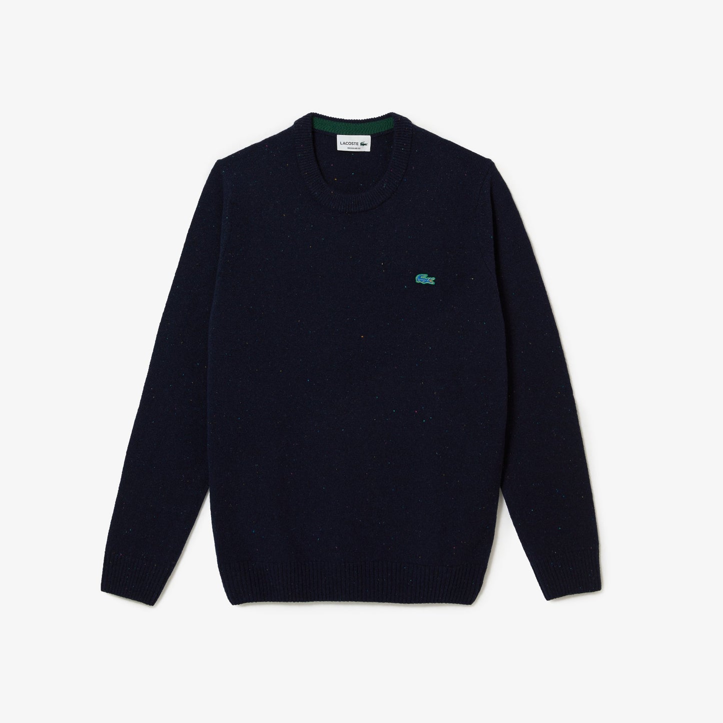 Men's Regular Fit Speckled Print Wool Jersey Sweater - AH2341 - Medaid International