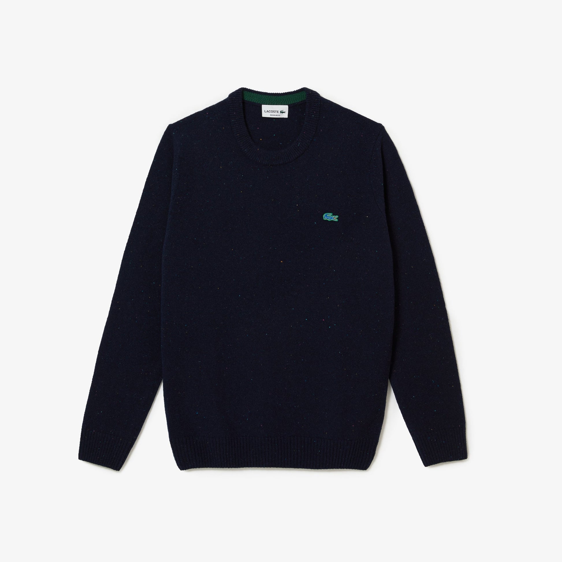 Men's Regular Fit Speckled Print Wool Jersey Sweater - AH2341 - Medaid International