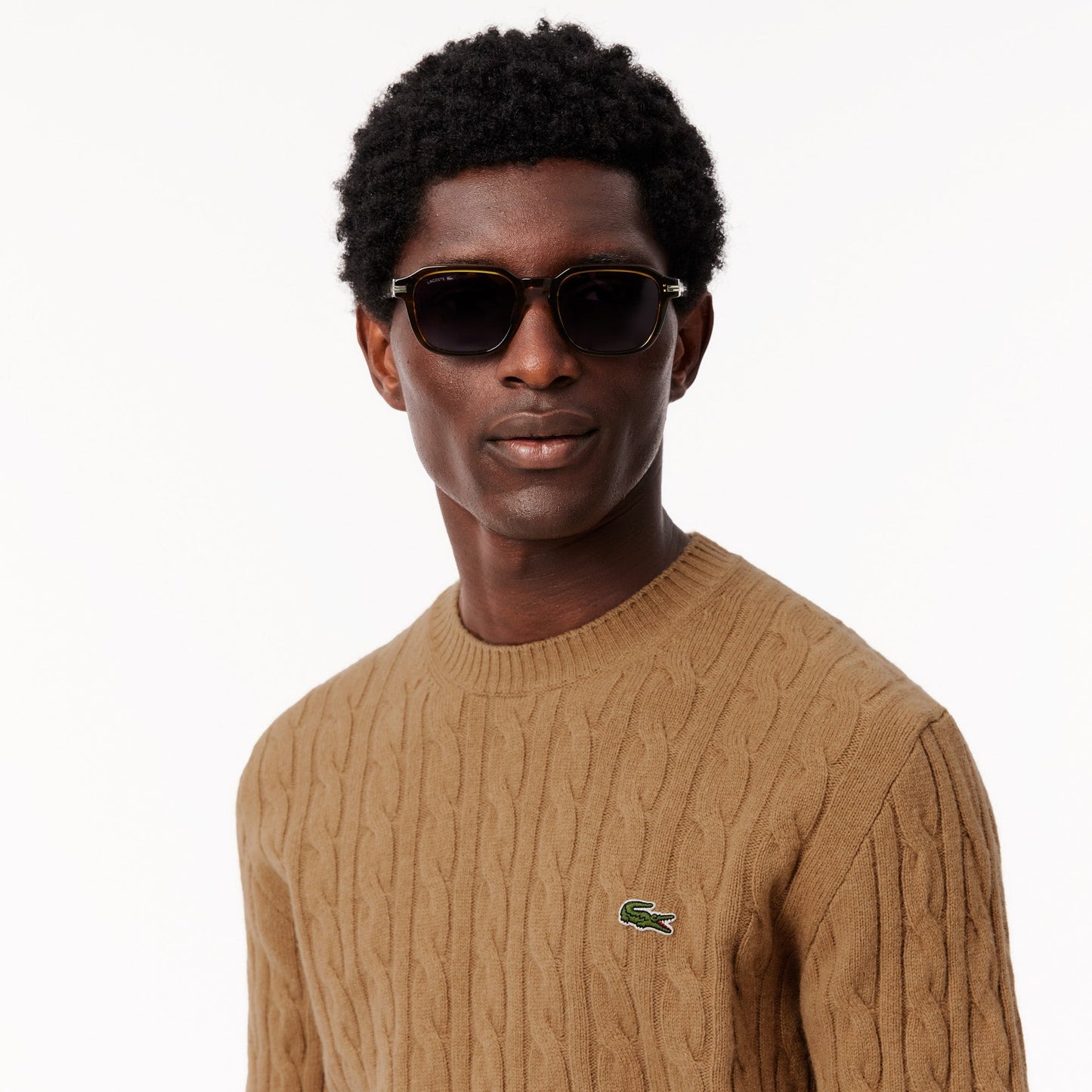 buy-cable-knit-carded-wool-crewneck-sweater-ah2924-02s-lebanon - Medaid