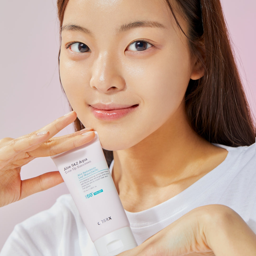 Aloe 54.2 Aqua Tone-up Sunscreen SPF 50+ PA++++ - Medaid - Lebanon