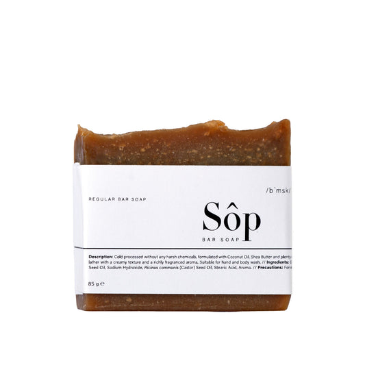 Sôp Scented Soap Bar Black Musk - Medaid
