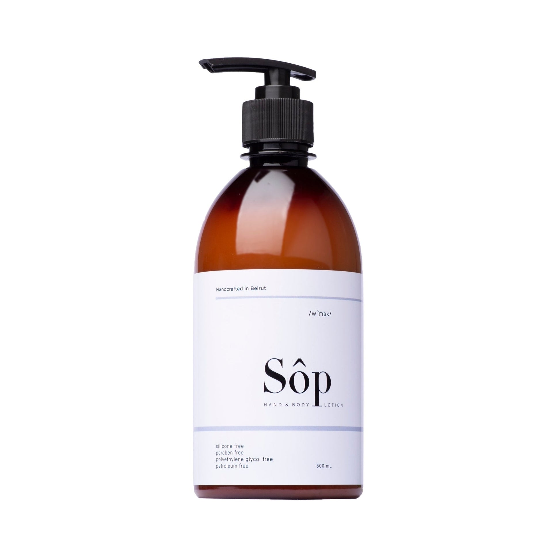 Sôp Natural Hand & Body Lotion White Musk - Medaid