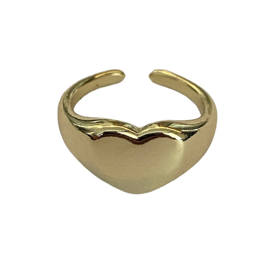 Heart gold ring accessory #4011 - Medaid