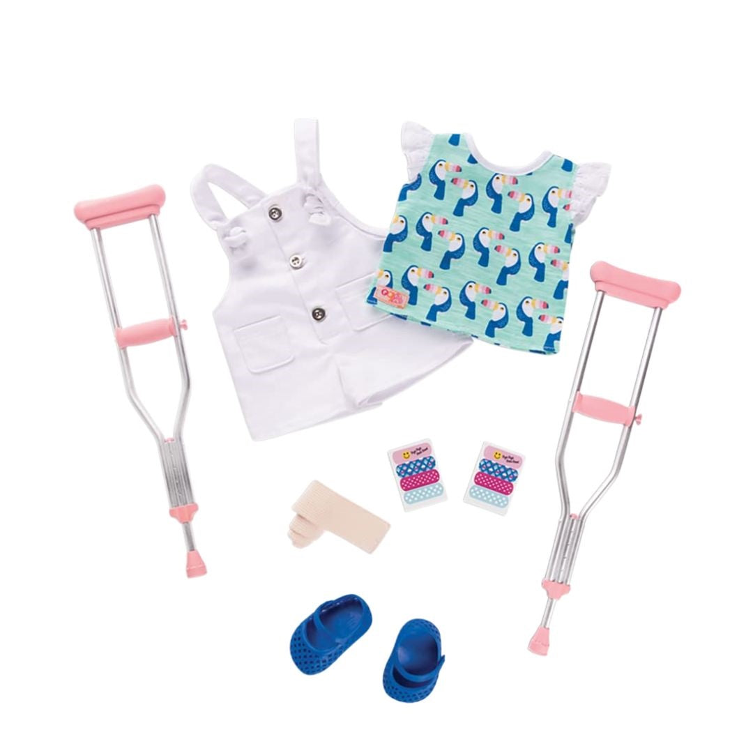 Our Generation Outfit Deluxe Set Crutches - Medaid International