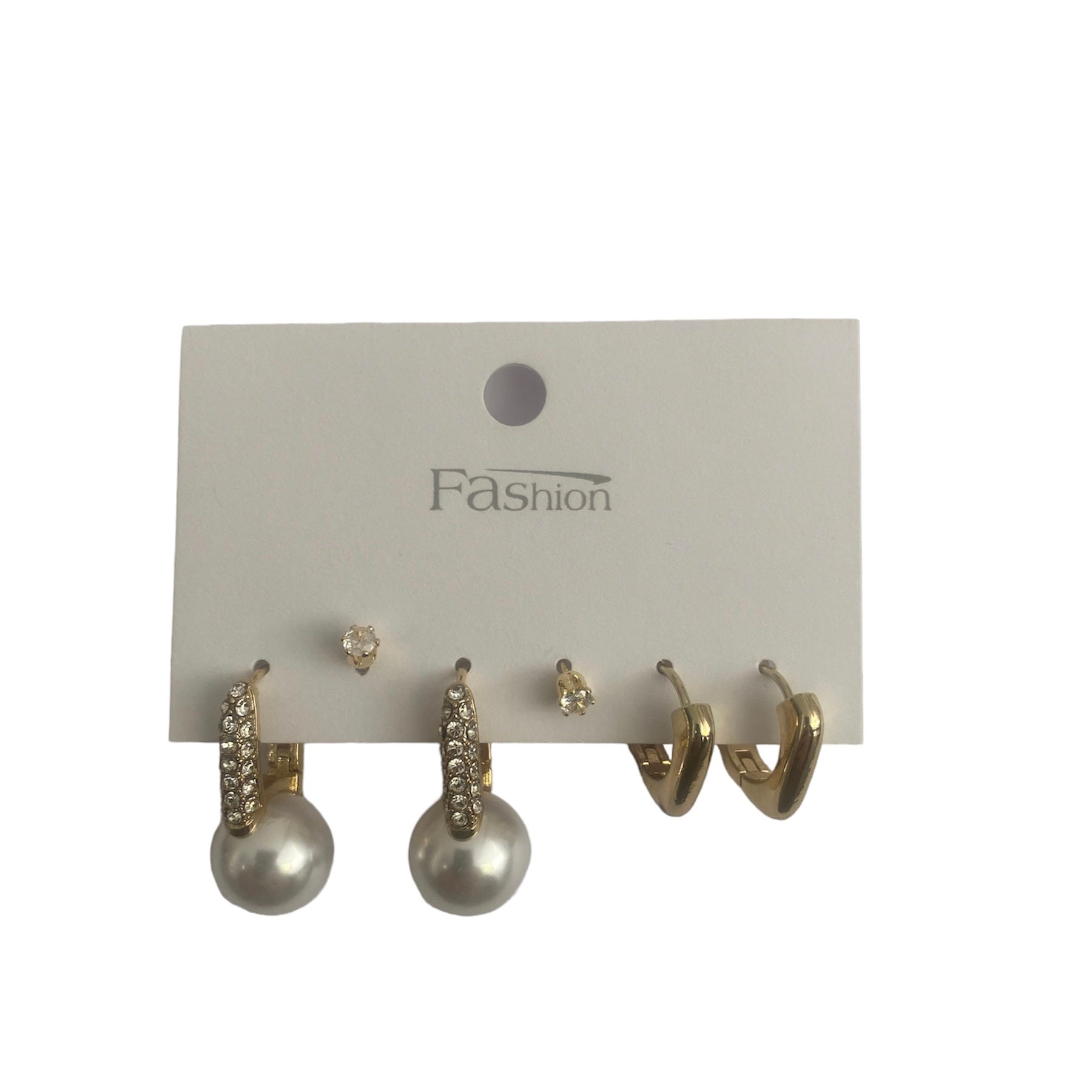 Pearl set earrings accessory #4053 - Medaid