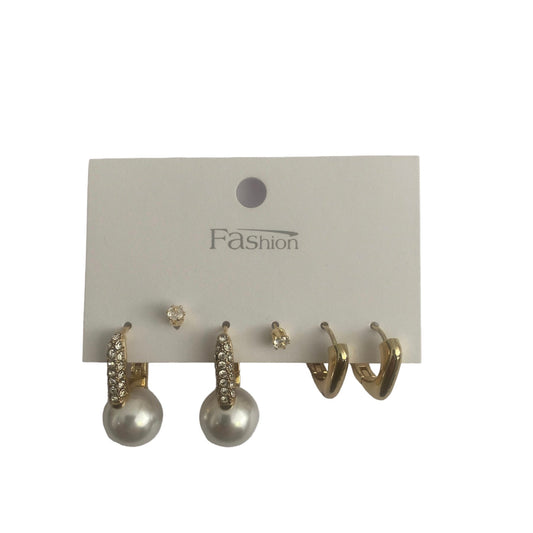 Pearl set earrings accessory #4053 - Medaid