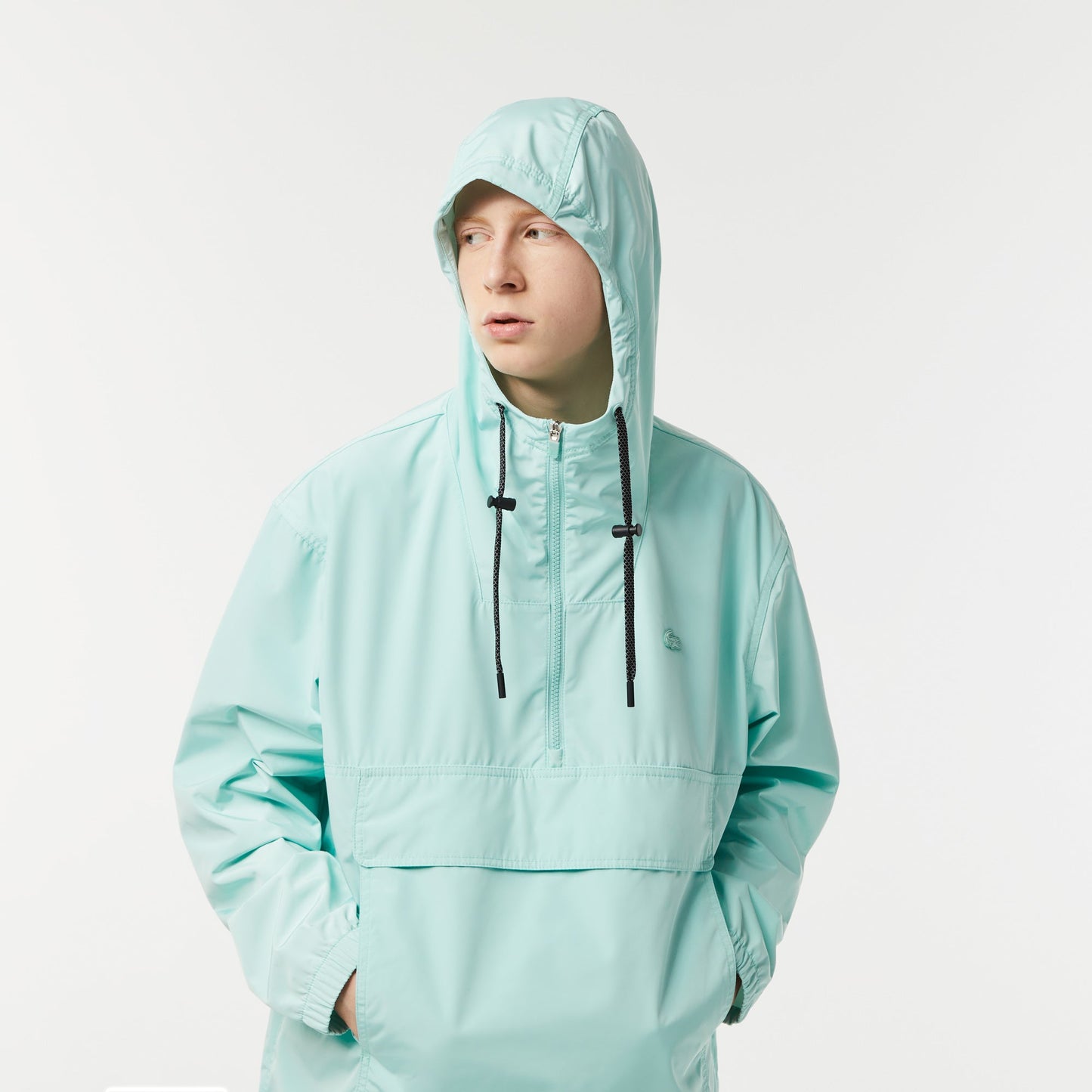 Men’s Lacoste Cropped Pull On Hooded Jacket - BH5386 - Medaid International