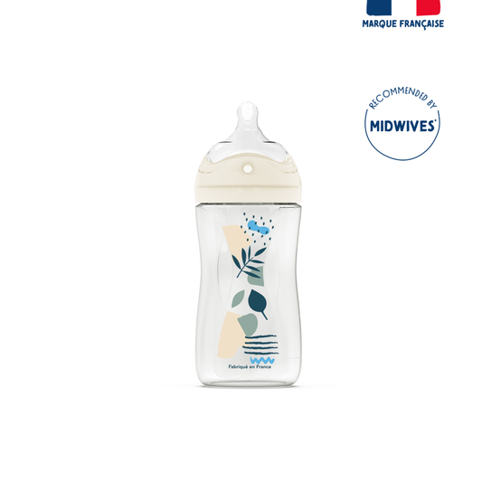 Dodie Bottles Anti-Colic Teat & Ring 270ml 0+ Month Biomimicry Teat Slow Flow 2 - Medaid