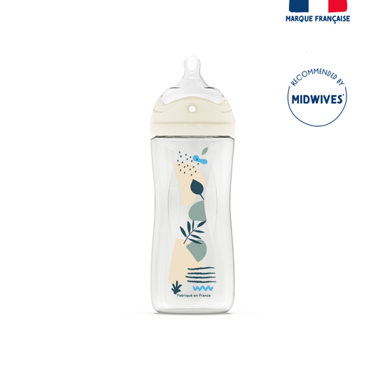 Dodie Bottles Anti-Colic Teat & Ring 330ml 0+ Month Biomimicry Teat Slow Flow 3 - Medaid