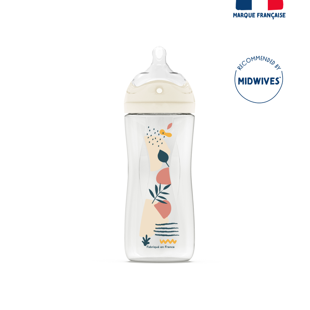 Dodie Bottles Anti-Colic Teat & Ring 330ml 0+ Month Biomimicry Teat Slow Flow 3 - Medaid
