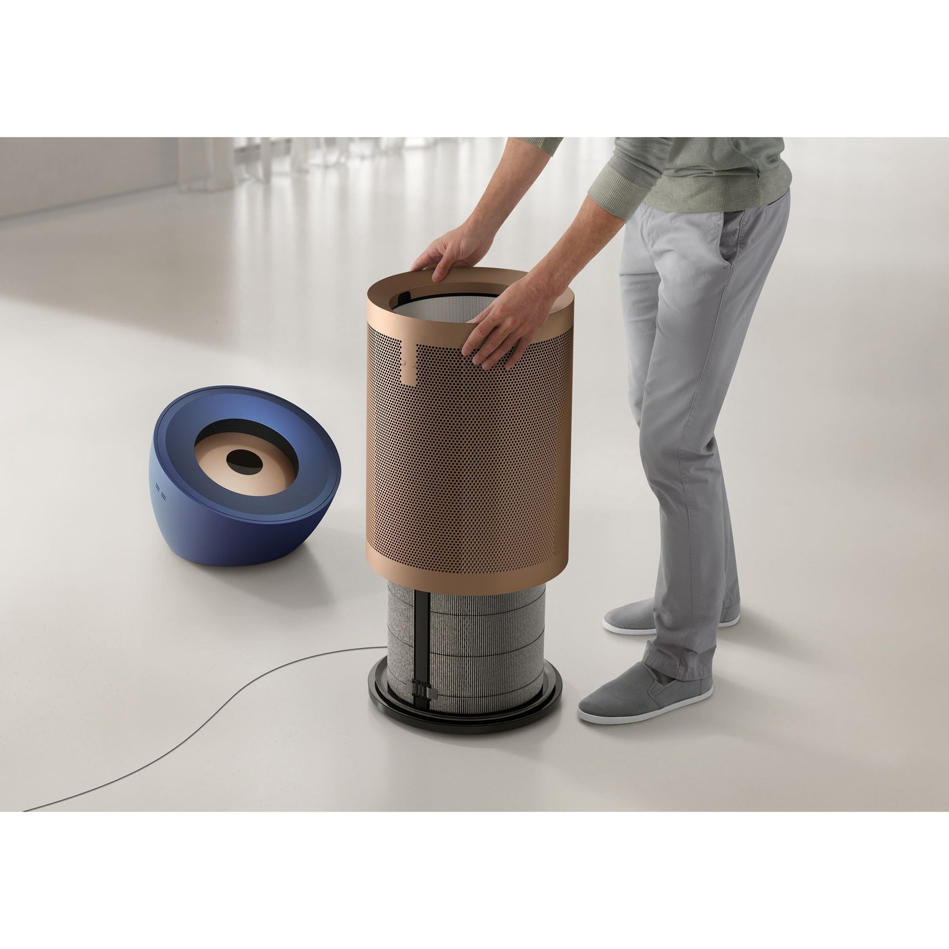 Dyson Purifier Big+Quiet Formaldehyde BP04 (Prussian Blue/Gold) - Medaid