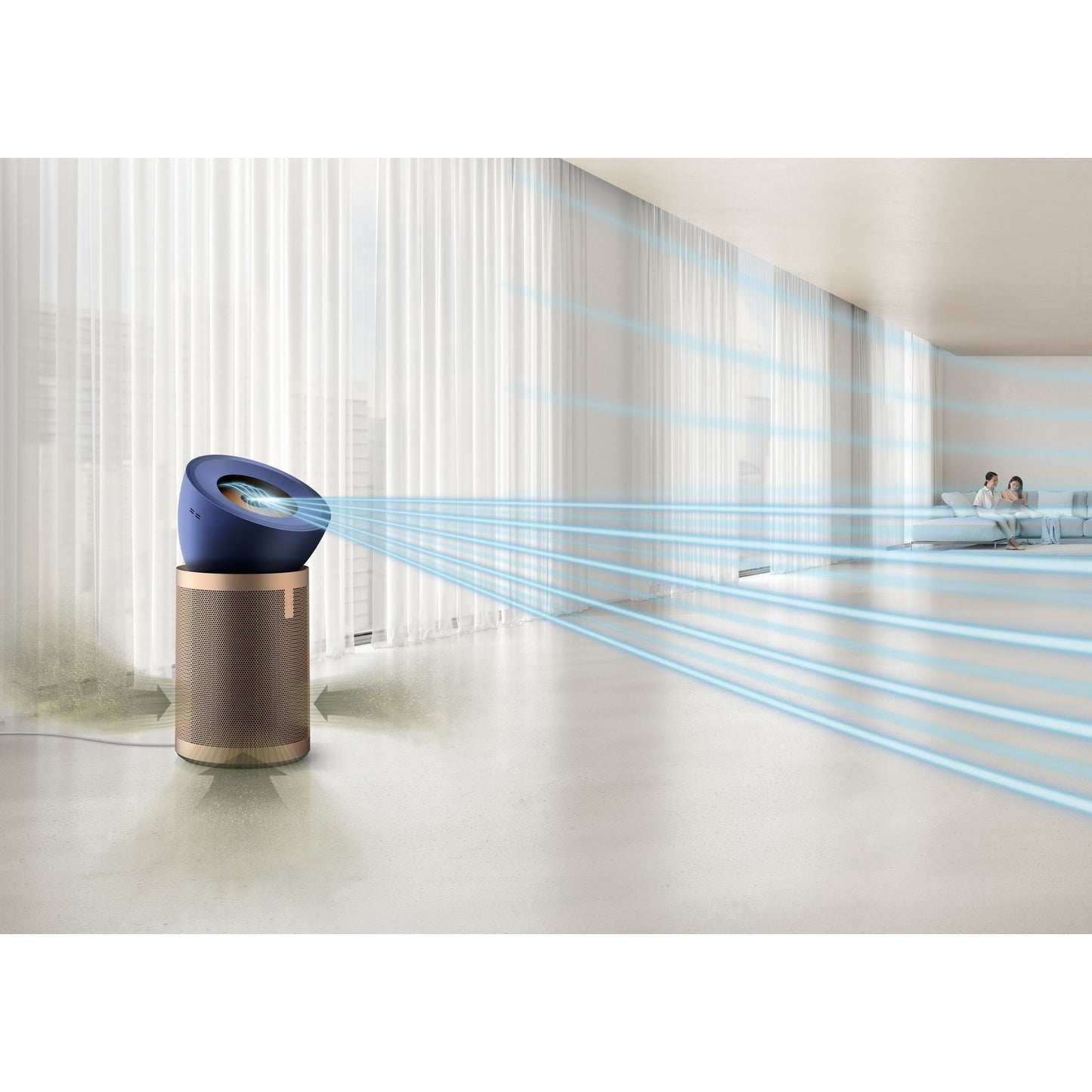 Dyson Purifier Big+Quiet Formaldehyde BP04 (Prussian Blue/Gold) - Medaid