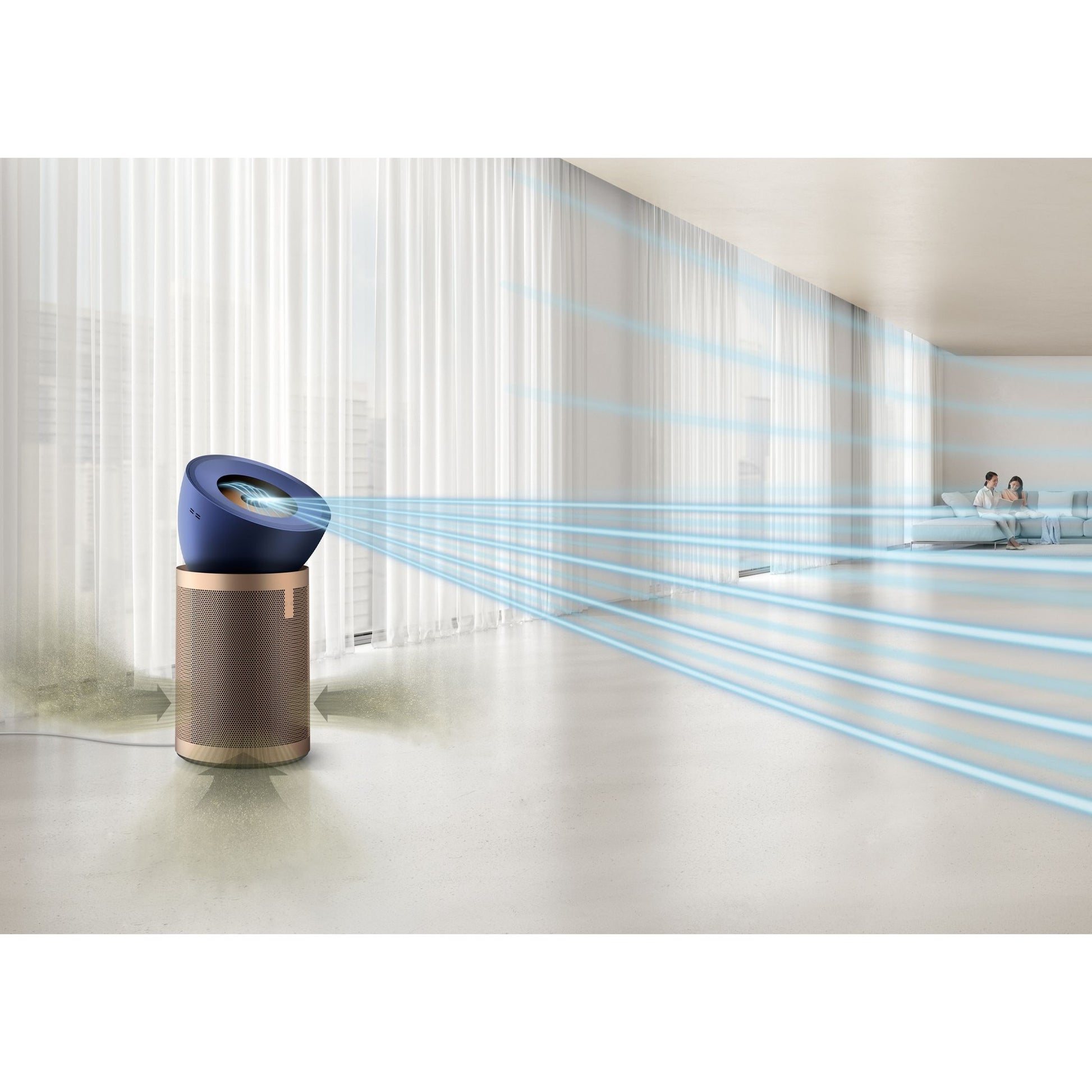 Dyson Purifier Big+Quiet Formaldehyde BP04 (Prussian Blue/Gold) - Medaid