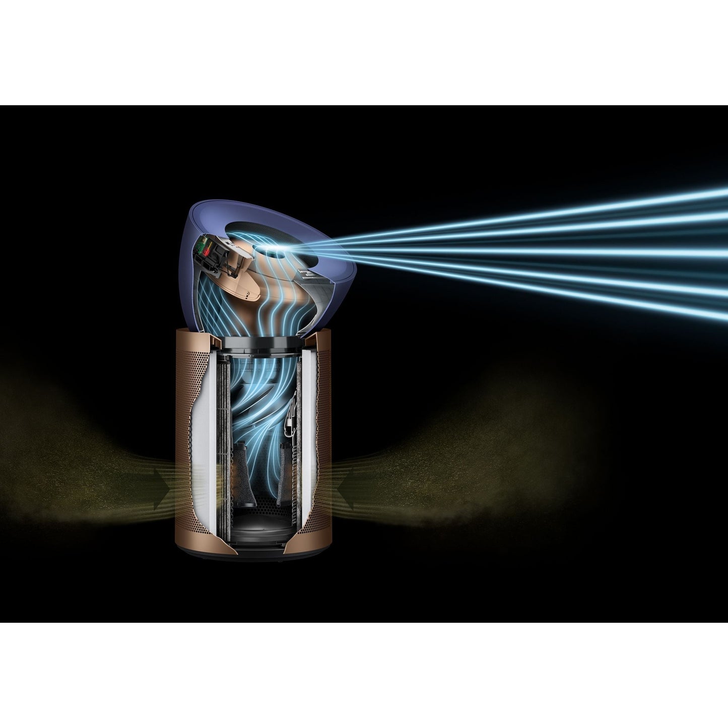 Dyson Purifier Big+Quiet Formaldehyde BP04 (Prussian Blue/Gold) - Medaid