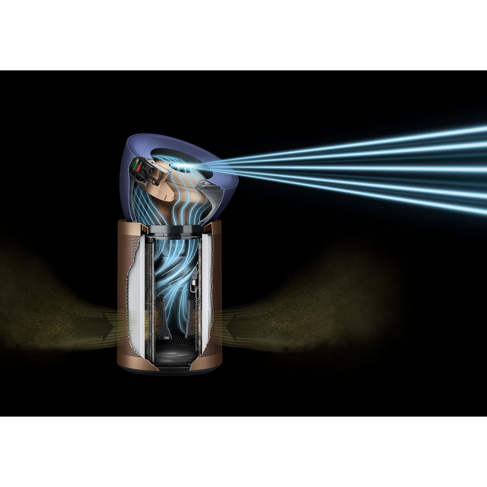 Dyson Purifier Big+Quiet Formaldehyde BP04 (Prussian Blue/Gold) - Medaid