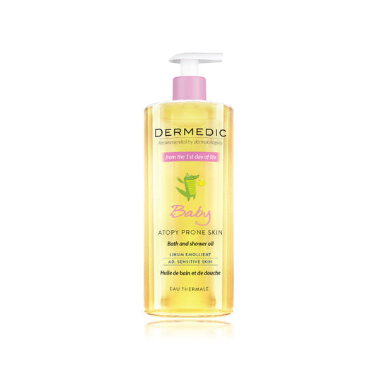 Dermedic Linum Baby Bath And Shower Oil From The First Day Of Life - 500 ml - Medaid
