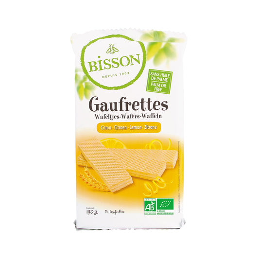 Organic Gaufrettes Lemon