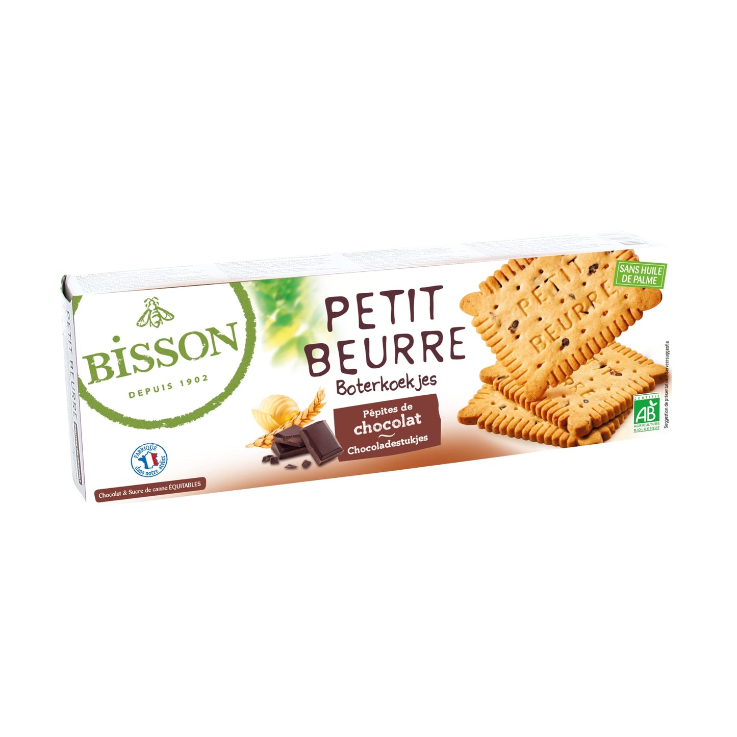 Organic Petit Beurre With Chocolate Chips