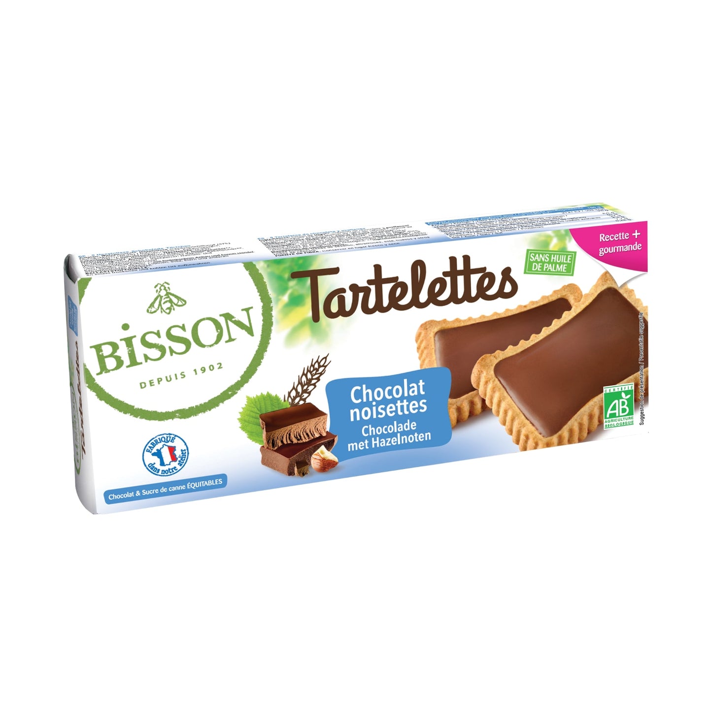 Organic Tartelettes Chocolate Hazelnut
