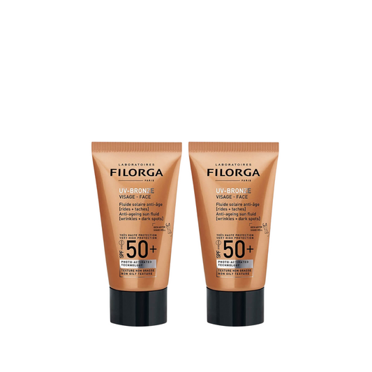 Filorga UV-Bronze Face Fluid SPF50+ Duo At 20% Off - Medaid