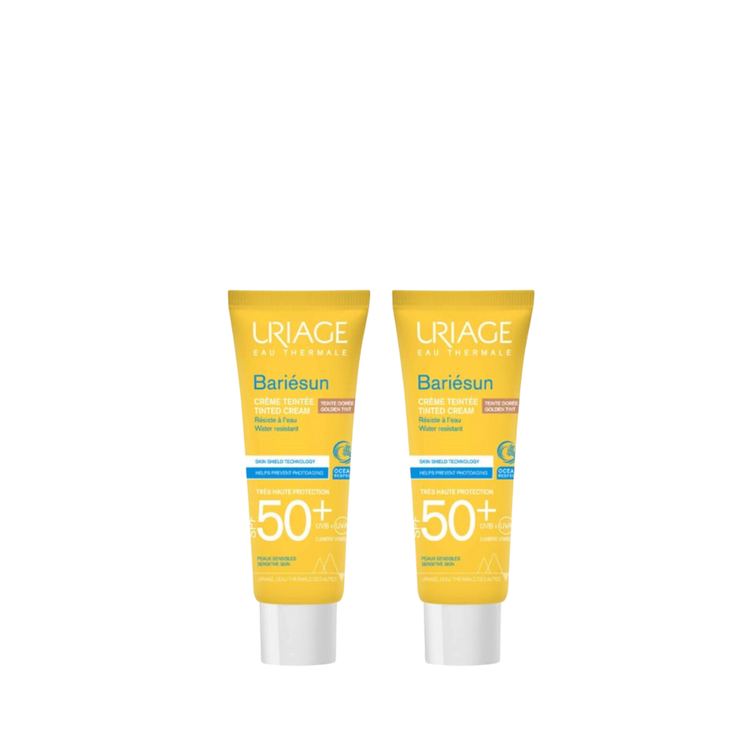 Uriage Bariesun SPF50+ Tinted Cream 50ml Duo At 25% Off - Medaid
