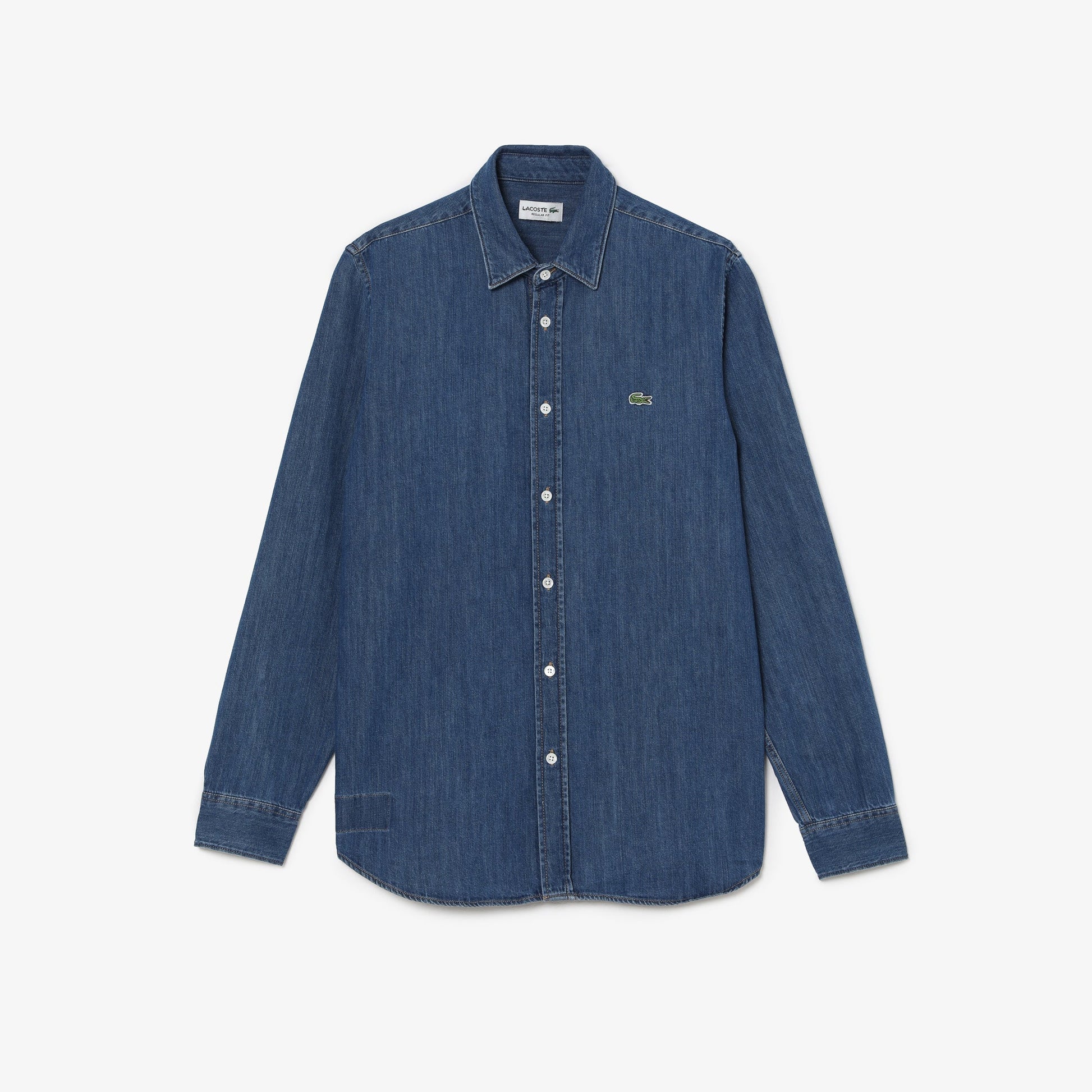 Men's Lacoste Regular Fit Organic Cotton Denim Shirt - CH0197 - Medaid International