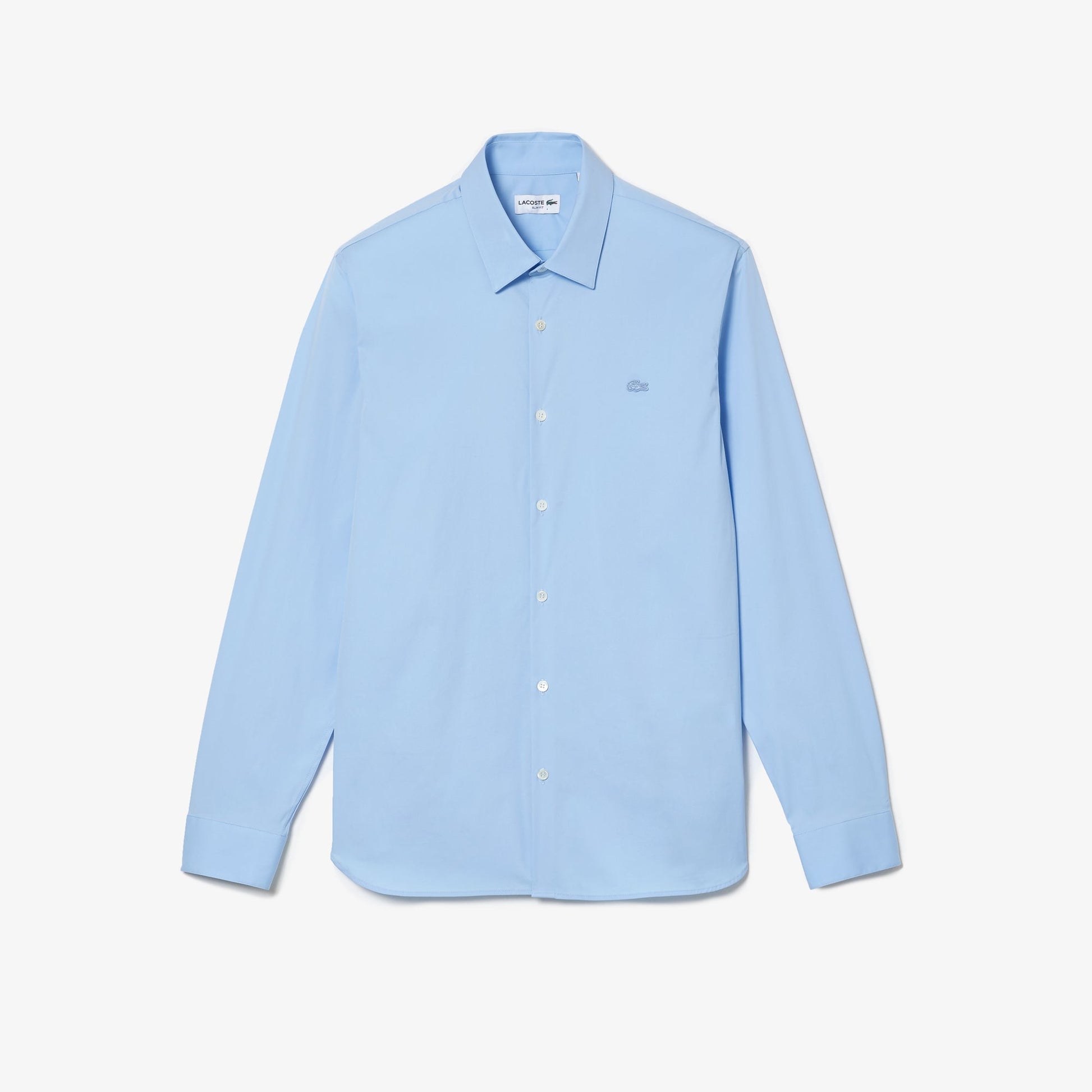 Men's Lacoste Slim Fit French Collar Cotton Poplin Shirt - CH5253 - Medaid International