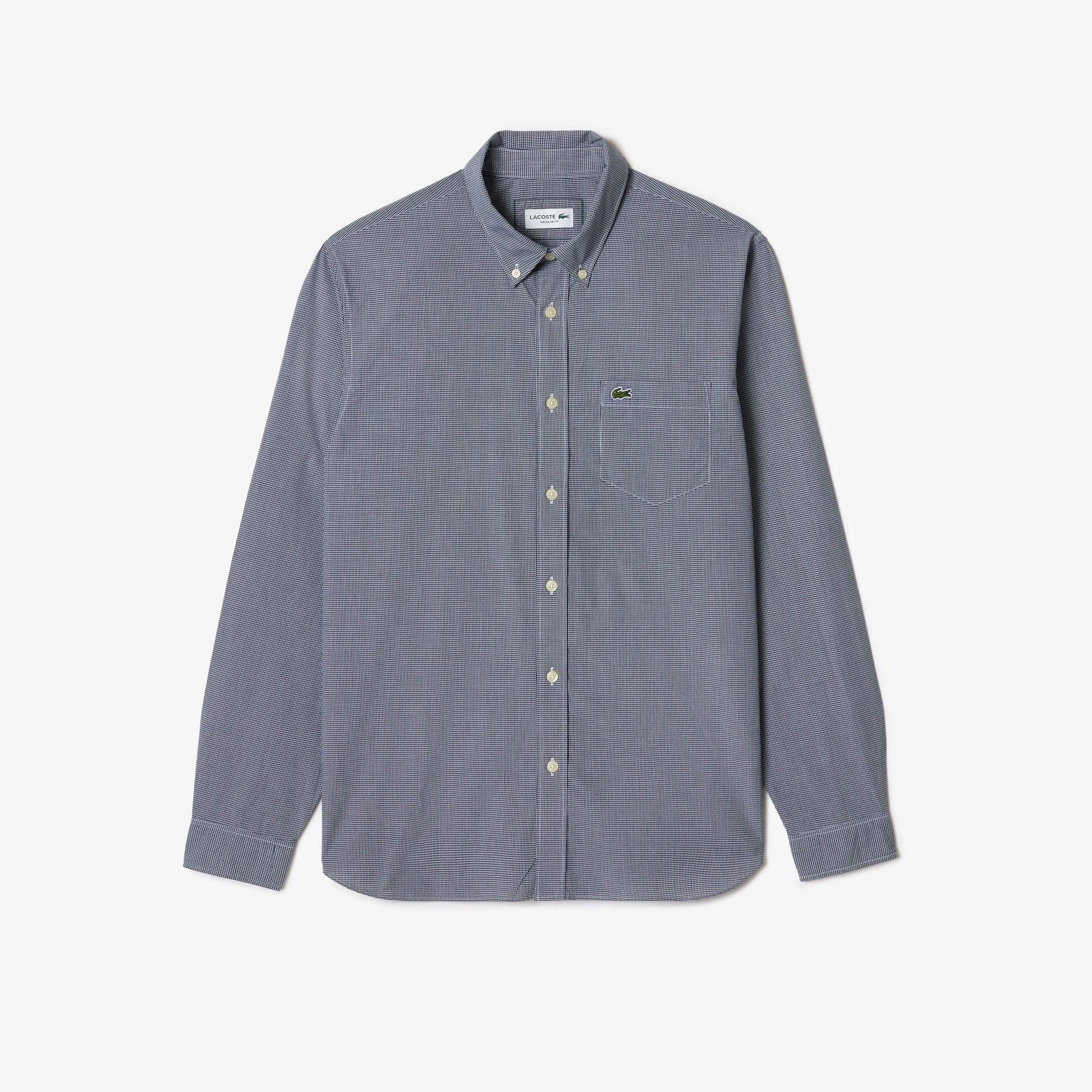 Regular Fit Gingham Poplin Shirt - CH5621 - Medaid International