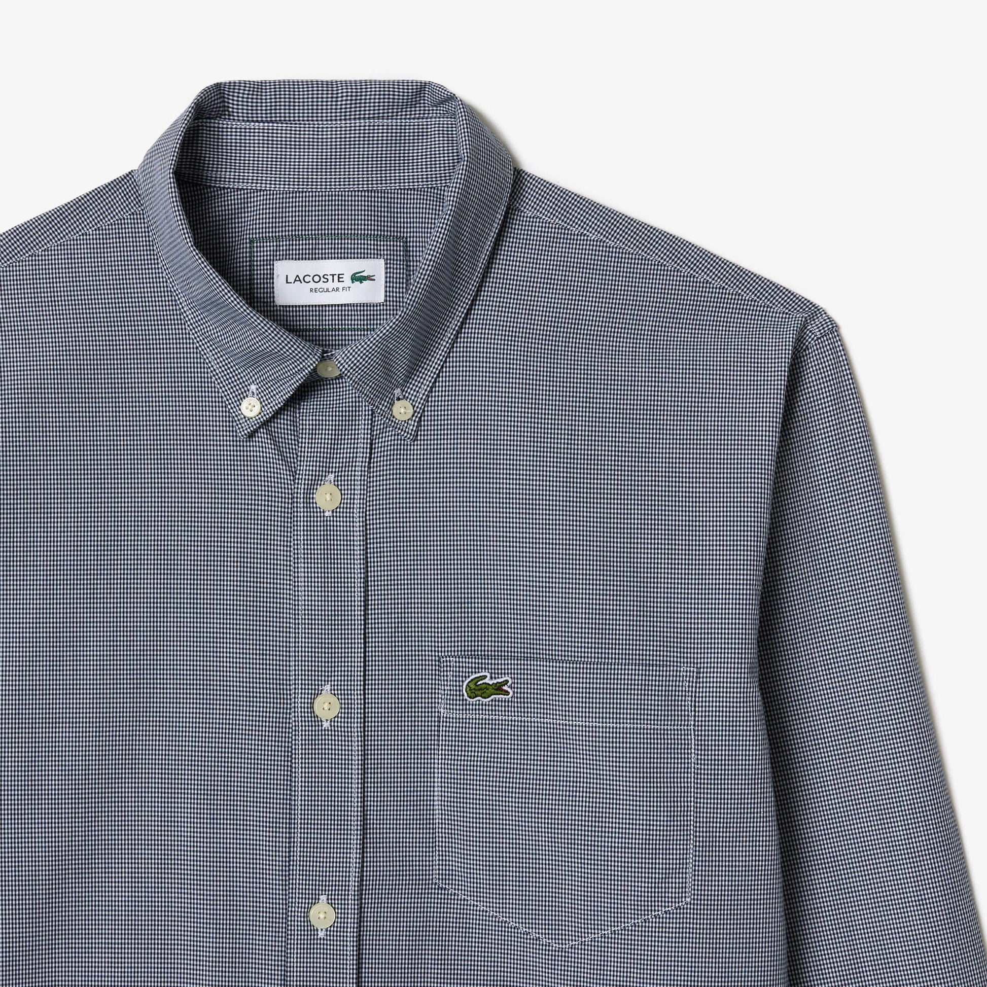 Regular Fit Gingham Poplin Shirt - CH5621 - Medaid International