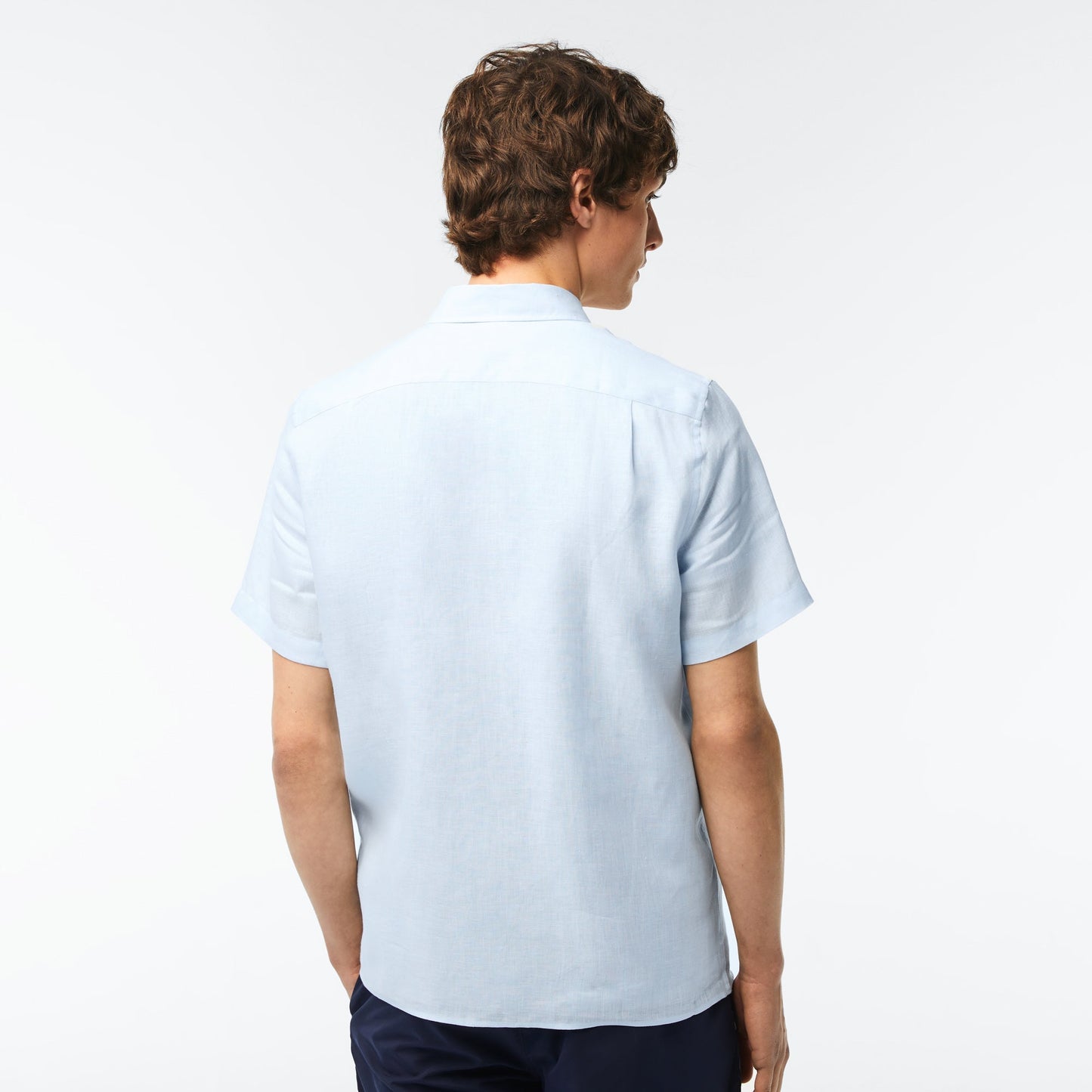 Men’s Lacoste Short Sleeve Linen Shirt - CH5699 - Medaid International