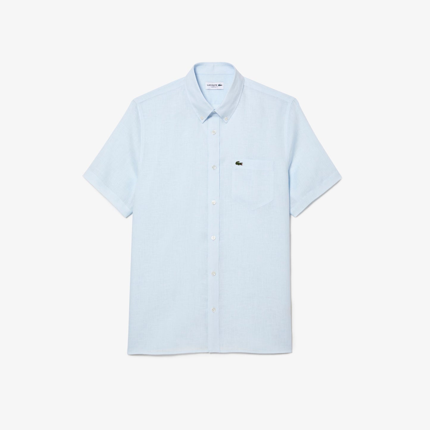Men’s Lacoste Short Sleeve Linen Shirt - CH5699 - Medaid International