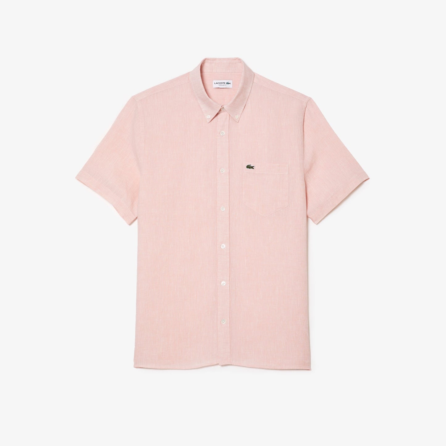 Men’s Lacoste Short Sleeve Linen Shirt - CH5699 - Medaid International