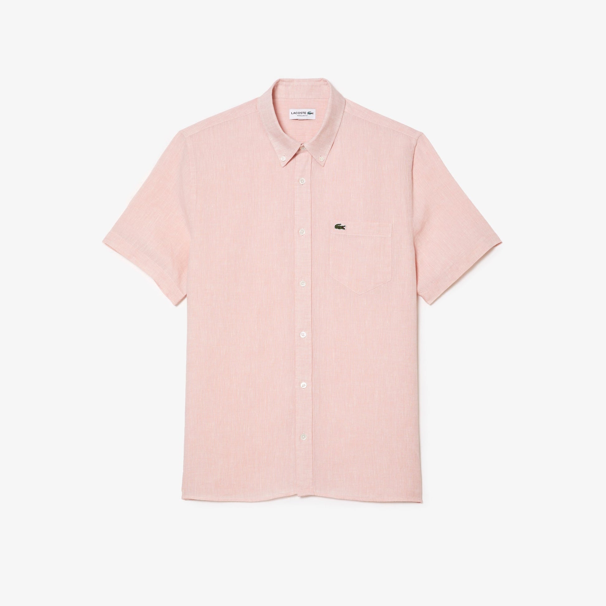 Men’s Lacoste Short Sleeve Linen Shirt - CH5699 - Medaid International