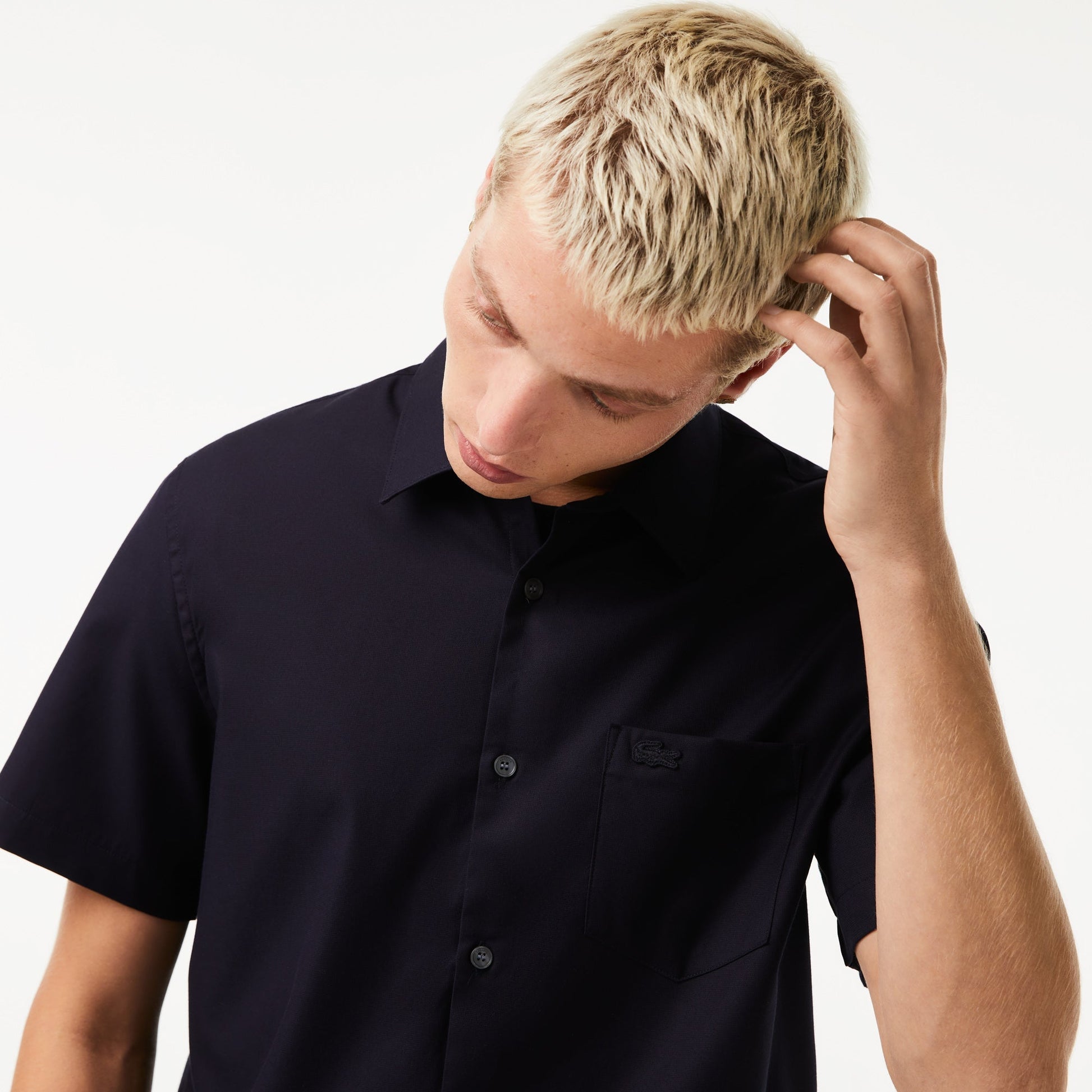 Men's Regular Fit Solid Cotton Shirt - CH8528 - Medaid International