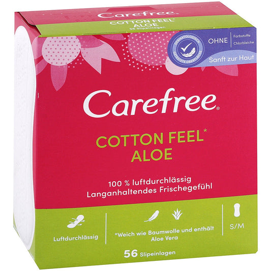 Carefree Cotton Feel Aloe Pantyliners