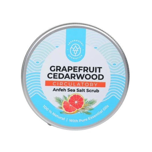 Grapefruit Cedarwood Anfeh Sea Salt Circulatory Scrub - Medaid