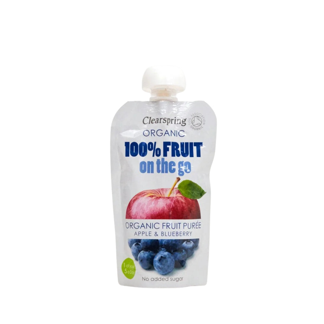 Organic Fruit Purée Apple & Blueberry - Medaid